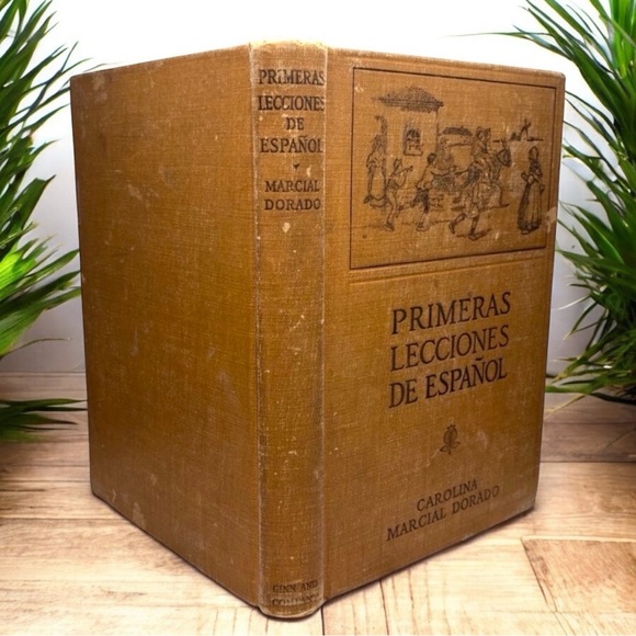 ANTIQUE Book - Primeras Lecciones De Español 1918 - Vintage Spanish Primer - Picture 3 of 13